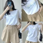 Áo Thun Thái Nữ Cổ Tròn Form suông in chữ Women Nhiều Màu