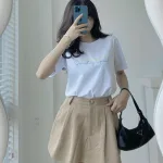 Áo Thun Thái Nữ Cổ Tròn Form suông in chữ Women Nhiều Màu