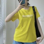Áo Thun Thái Nữ Cổ Tròn Form suông in chữ Women Nhiều Màu