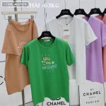Áo thun thái nữ cổ tròn in chữ sun shine form rộng