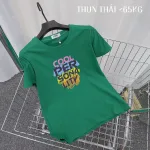 Áo thun thái nữ form suông chữ màu Cool Per