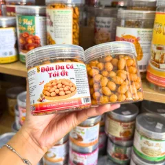 Đậu Da Cá Tỏi Ớt Mini Thơm Ngon 200g - Hộp Pet
