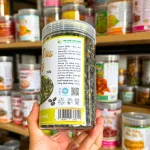 Đậu Đen Sấy - Đậu Đen Xanh Lồng Sấy Giòn 350g Hộp Pet