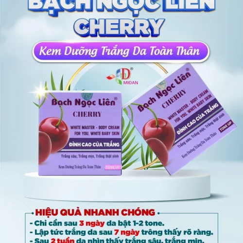 Bạch Ngọc Liên Cherry trắng sâu trắng mịn trắng dài lâu