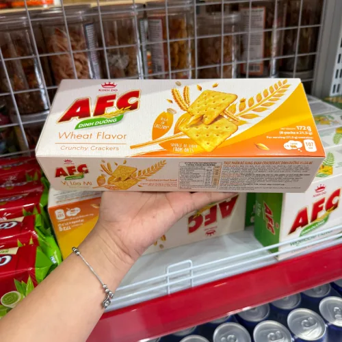 Bánh Afc Vị Lúa Mì - Bánh Kinh Đô Afc Dinh Dưỡng 172g (8 Gói x 21,5g)
