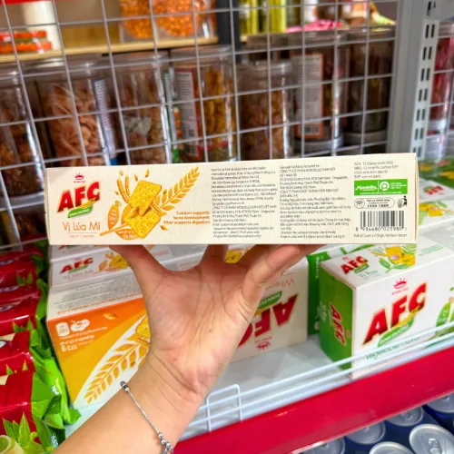 Bánh Afc Vị Lúa Mì - Bánh Kinh Đô Afc Dinh Dưỡng 172g (8 Gói x 21,5g)