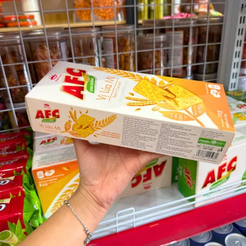 Bánh Afc Vị Lúa Mì - Bánh Kinh Đô Afc Dinh Dưỡng 172g (8 Gói x 21,5g)