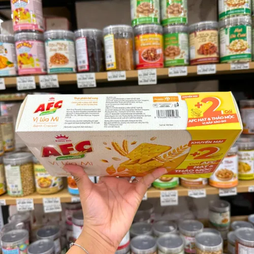 Bánh Afc Vị Lúa Mì - Bánh Kinh Đô Afc Dinh Dưỡng 215.6g (10 Gói)
