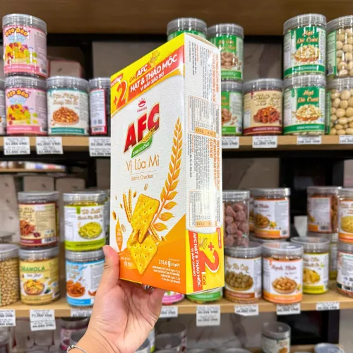 Bánh Afc Vị Lúa Mì - Bánh Kinh Đô Afc Dinh Dưỡng 215.6g (10 Gói)