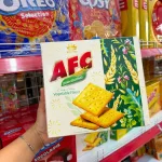 Bánh Afc Vị Rau - Bánh Kinh Đô Afc Dinh Dưỡng 279,5g (13 Gói x 21,5g)