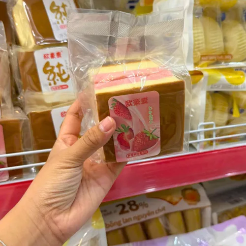 Set 2 Bánh Bông Lan Gong Dâu 120g