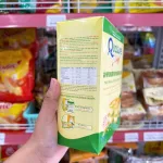 Bánh Bông Lan Kem Hương Cốm Bibica Quasure Light 126g - 7 Gói x 18g