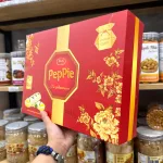Bánh Bông Lan Phủ Kem Sữa RICHY PEPPIE Phú Quý Hộp Giấy 468g