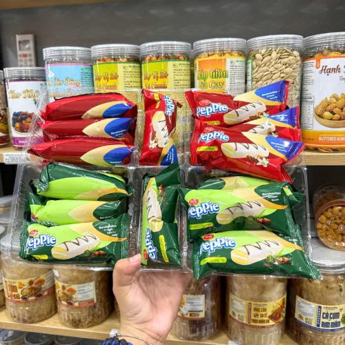 Bánh Bông Lan Phủ Kem Sữa RICHY PEPPIE Phú Quý Hộp Giấy 468g