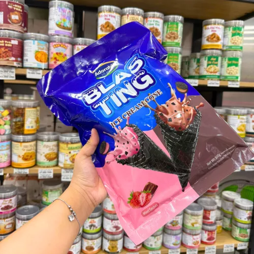 Bánh Ốc Quế Kem Mix 2 Vị Dâu Socola Adorable 300g