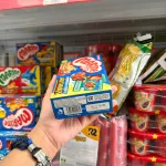 Bánh Cá ORION MARINE BOY Vị Rong Biển Tuyết Xanh 35g - Hộp Xanh Dương