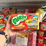 Bánh Cá ORION MARINE BOY Vị Tôm Nướng Môi Đỏ 35g - Hộp Đỏ