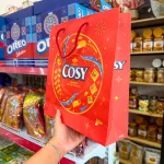 Bánh Cosy Kinh Đô - Bánh Quy Bơ Thập Cẩm Socola 315g (21 Gói x 15g) - (Kèm Túi)