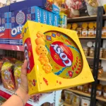 Bánh Cosy Quy Bơ Thập Cẩm Vị Bơ Sữa - Bánh Kinh Đô Cosy Bơ Sữa Hộp Thiếc Tròn Vàng 390Gr - Kèm Túi