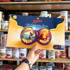 Bánh Danisa Gold Hộp Thiếc - Bánh Quy Bơ Danisa Bản Truyện Cổ Tích 400g (2 Hộp x 200g) - (Kèm Túi)
