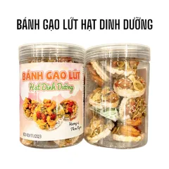 Bánh Gạo Lứt Hạt Dinh Dưỡng Thơm Ngon 200g Hộp