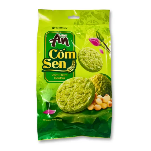Bánh Gạo Nướng AN Cốm Sen Orion 168g