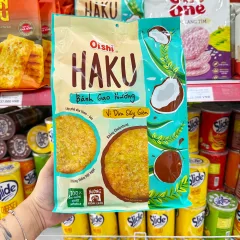 Bánh Gạo Nướng OISHI HAKU Vị Dừa Sấy Giòn 138g