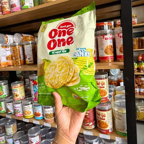 Bánh Gạo ONE ONE Gói Xanh Lá Vị Ngọt Dịu 150gr