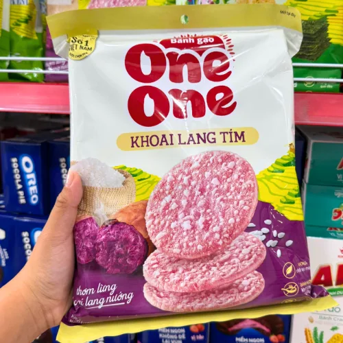 Bánh Gạo One One Khoai Lang Tím 100gr