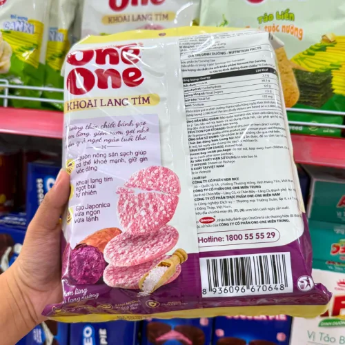 Bánh Gạo One One Khoai Lang Tím 100gr