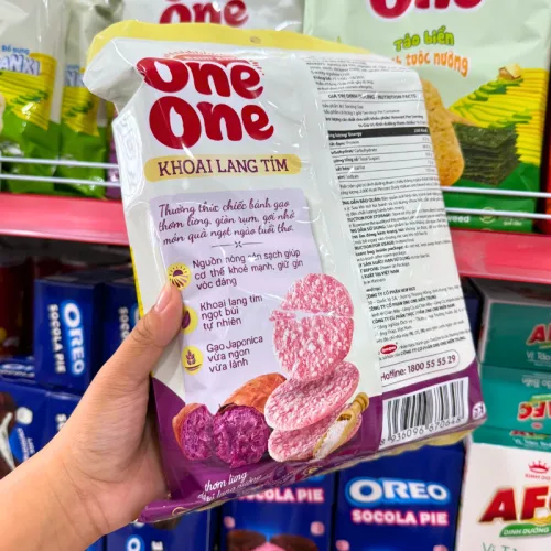 Bánh Gạo One One Khoai Lang Tím 100gr