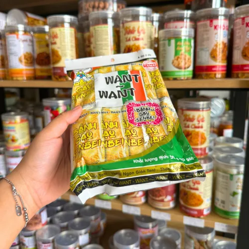 Bánh Gạo Senbei WANT WANT Nhỏ 52g - Túi 10 Gói