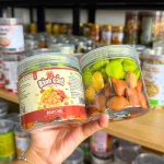 Bánh Gấu Mix 3 Vị (Truyền Thống - Socola - Chùm Ngây) Mini 200g - Hộp Pet