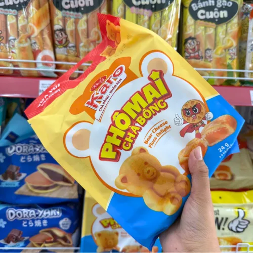 Bánh Karo Hình Gấu Chà Bông Nhân Phô Mai Richy 192g