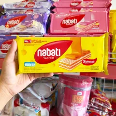 Bánh Kem Xốp NABATI Vị Phô Mai Dạng Thanh Dài 110g Gói Màu Vàng