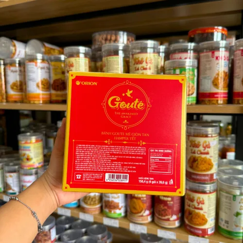 Bánh Mè Giòn ORION GOUTE Hộp Giấy Đỏ 158,4g (4 gói x 39,6g)