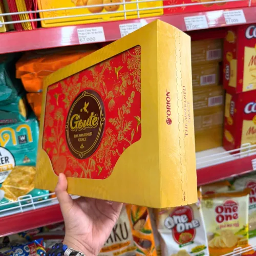 Bánh Mè Giòn ORION GOUTE Hộp Thiếc Mix Vị 475,2g