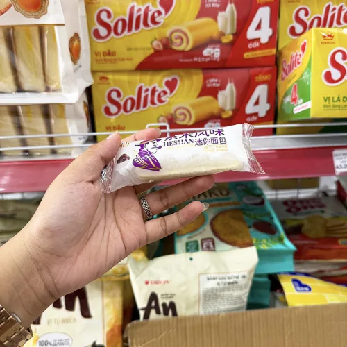 Bánh Mì Sữa Chua HESHAN Vị Gạo Tím - Thùng 2kg