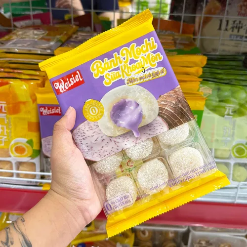 Bánh Mochi Phủ Dừa Weisiel Vị Sữa Khoai Môn 180g