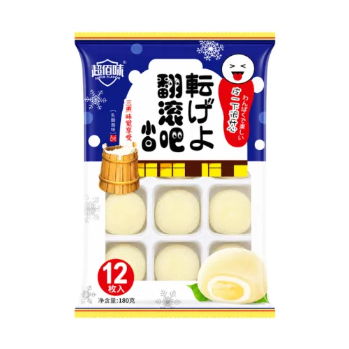 Bánh Mochi Phủ Dừa Yuanqi Wanzi Nhân Kem Lạnh Trái Cây 180g