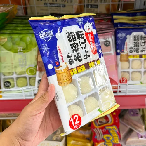 Bánh Mochi Phủ Dừa Yuanqi Wanzi Nhân Kem Lạnh Trái Cây 180g