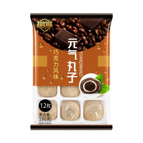 Bánh Mochi Phủ Dừa Yuanqi Wanzi Vị Socola 180g