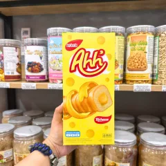 Bánh Ống Snack Phủ Phô Mai NABATI AHH 90g (10 Gói x 9g)