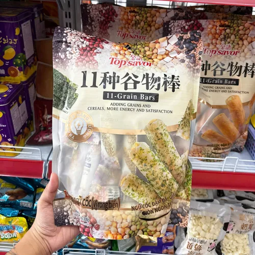 Bánh Ngũ Cốc Topsavor 11 Loại Ngũ Cốc Vị Rong Biển 338g