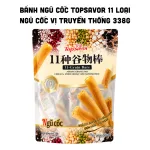 Bánh Ngũ Cốc Topsavor 11 Loại Ngũ Cốc Vị Truyền Thống 338g