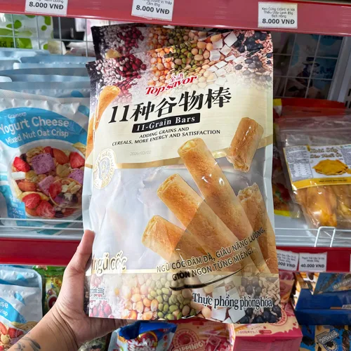 Bánh Ngũ Cốc Topsavor 11 Loại Ngũ Cốc Vị Truyền Thống 338g