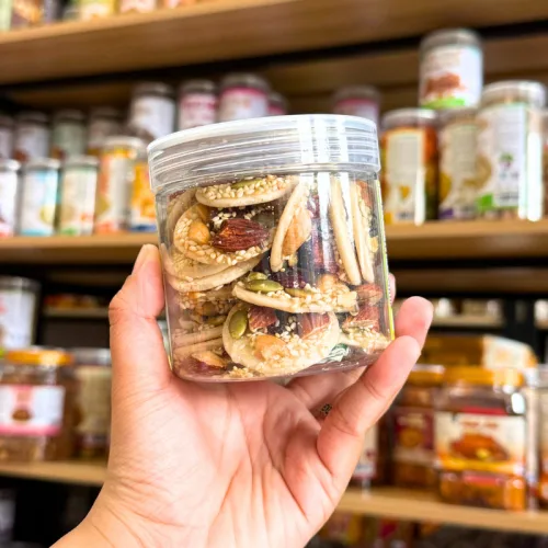 Bánh Đồng Tiền Ngũ Vị Hạt 200g Hộp Pet