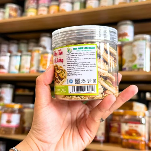 Bánh Đồng Tiền Ngũ Vị Hạt 200g Hộp Pet