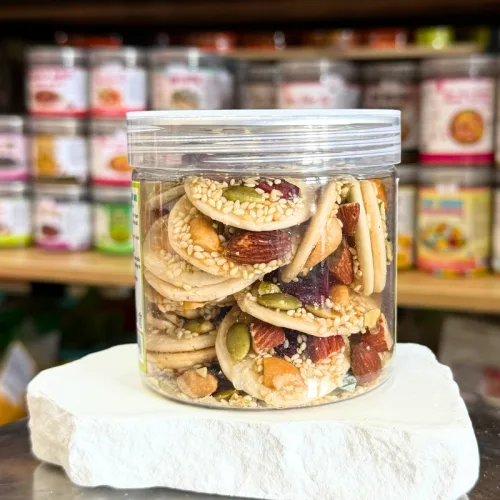Bánh Đồng Tiền Ngũ Vị Hạt 200g Hộp Pet