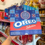 Bánh Oreo Pie (Vị Dâu, Socola, Vani) - Bánh Kinh Đô Oreo 374.4g (15 Gói) - Kèm Túi